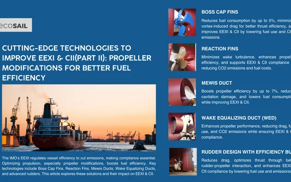 Cutting-Edge Technologies to Improve EEXI & CII(Part II): Propeller Modifications for Better Fuel Efficiency