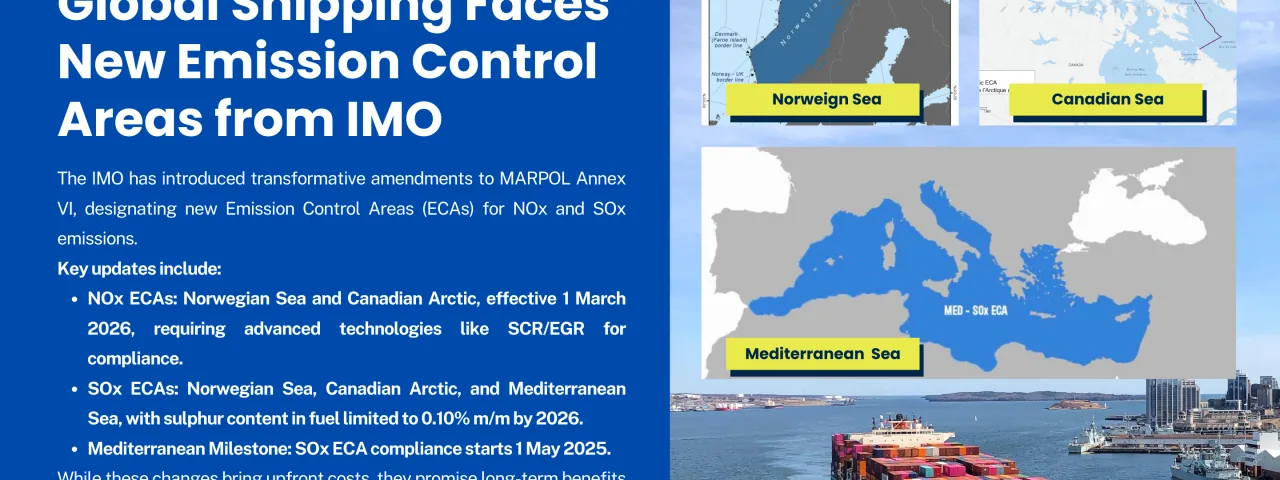 Global Shipping Faces New Emission Control Areas from IMO